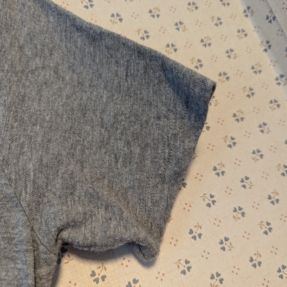 J.Crew T-shirt dress grey XXS thin soft cotton can be worn as a shirt also - Picture 5 of 10